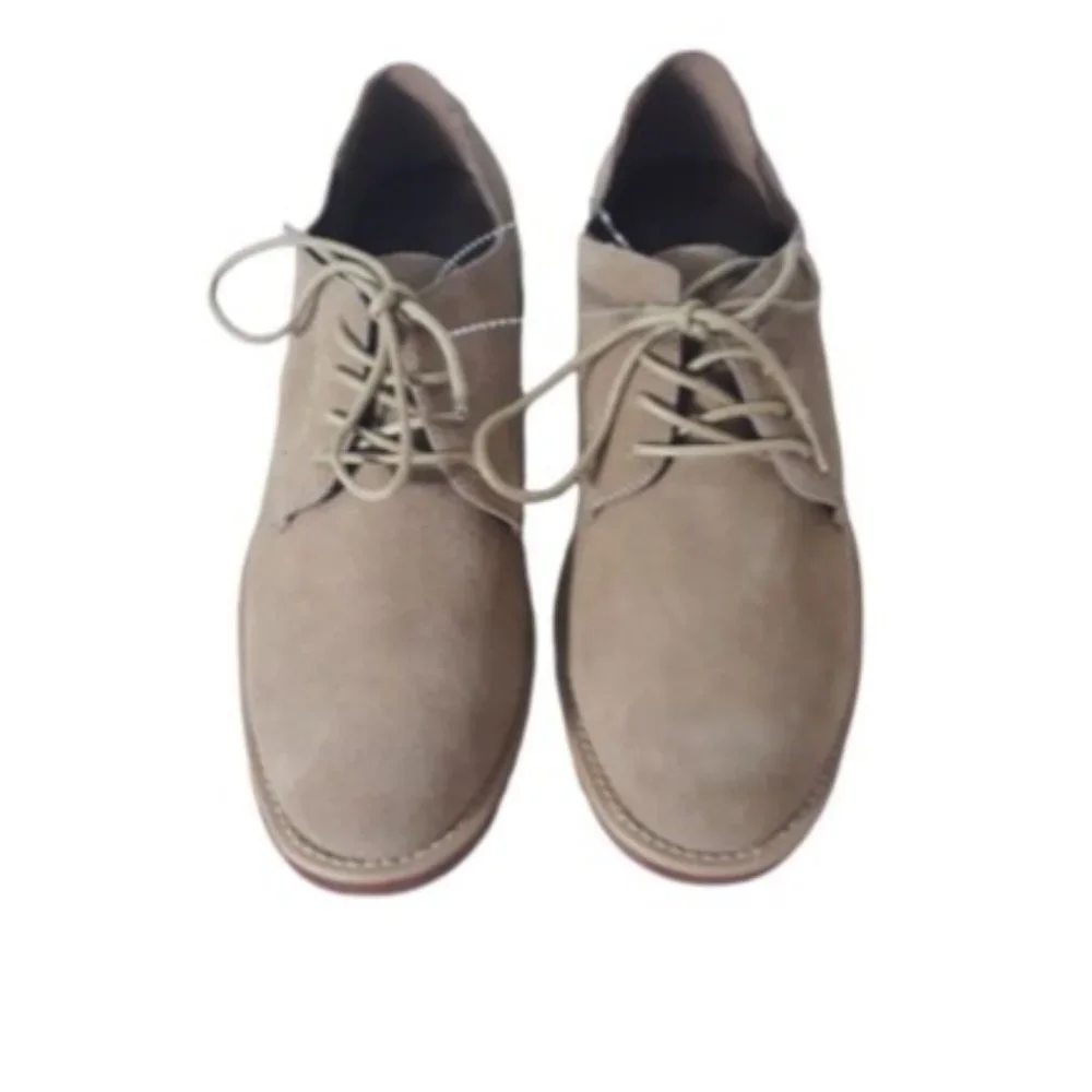 Classroom School Uniform Oxford Shoes Youth Size 9.5 Tan Lace up "Bucky" - Picture 4 of 10